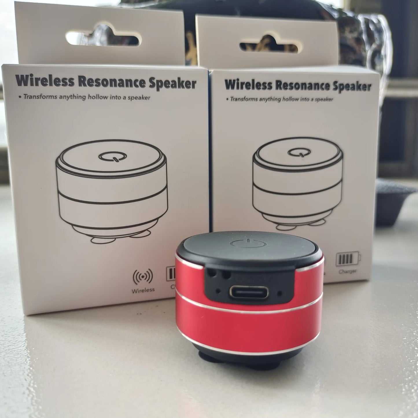Mini Enceinte à Conduction ventouse